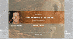Desktop Screenshot of lesmarcheursdelaterre.fr